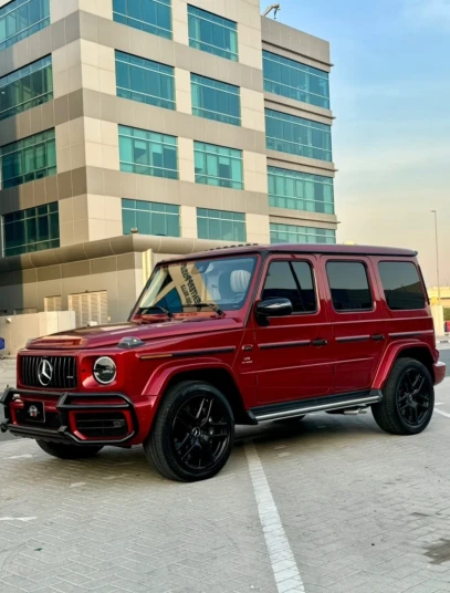 Mercedes Benz AMG G63 2022 RED RENTAL IN DUBAI - undefined